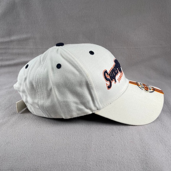 Super Bowl XXXV Hat Mens OS White Wool Baltimore Ravens NY Giants‎ Y2k - Picture 4 of 12